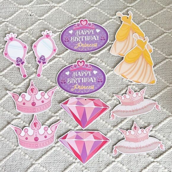 Princess Birthday Party Decorations Banner - Picture 1 of 5